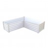 Absco Hakea 4.9' x 4.9' x 1.3' Organic Garden Co Metal L Garden Bed - Surfmist (AB1308) Absco Hakea 4.9' x 4.9' x 1.3' Organic Garden Co Metal L Garden Bed - Surfmist (AB1308)