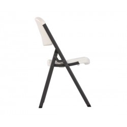 Lifetime Commercial Contoured Folding Chair Single Pack - White (22804)