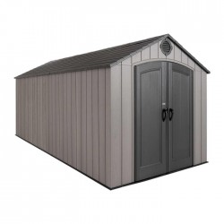 Lifetime 8 ft x 17.5 ft Outdoor Storage Shed - Storm Dust (60352)