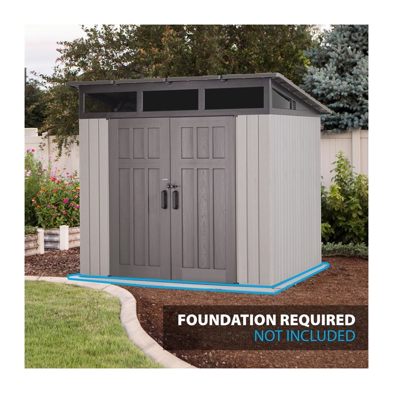 Lifetime 8.3 x 8.3 Outdoor Storage Shed Kit (60336)