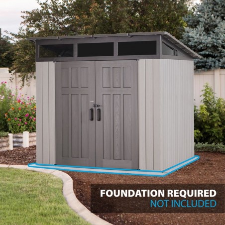Lifetime 8.3 x 8.3 Outdoor Storage Shed Kit (60336)