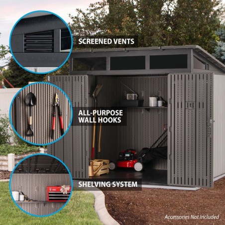 Lifetime 8.3 x 8.3 Outdoor Storage Shed Kit (60336)
