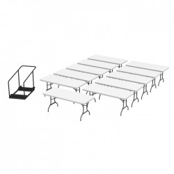 Lifetime Tables and Table Cart Set - 14 Pack (80780)