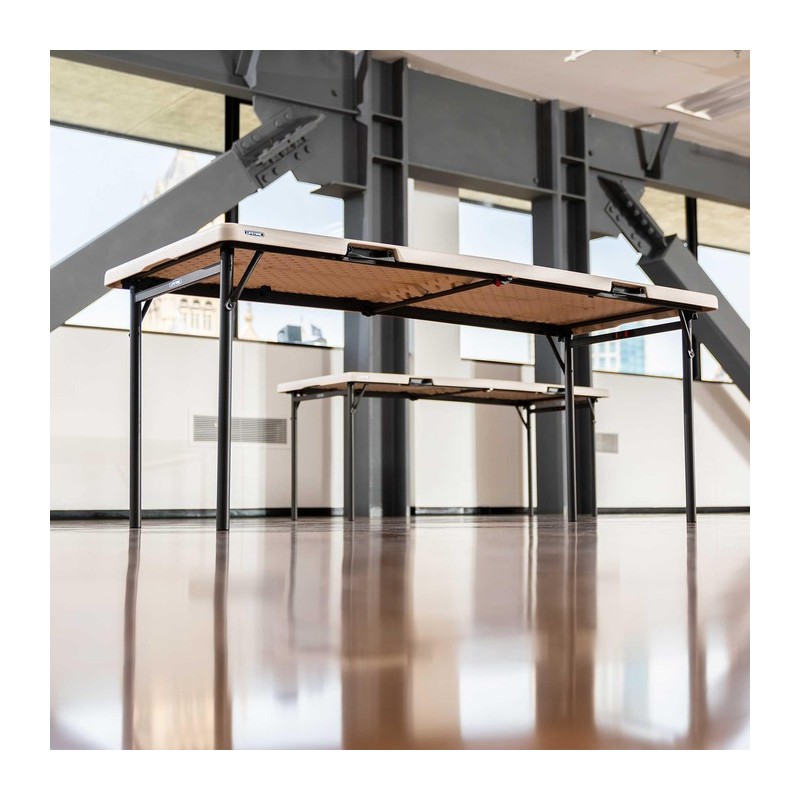 Lifetime Commercial 6-Foot Fold-In-Half Table - 2 Pk (80935)