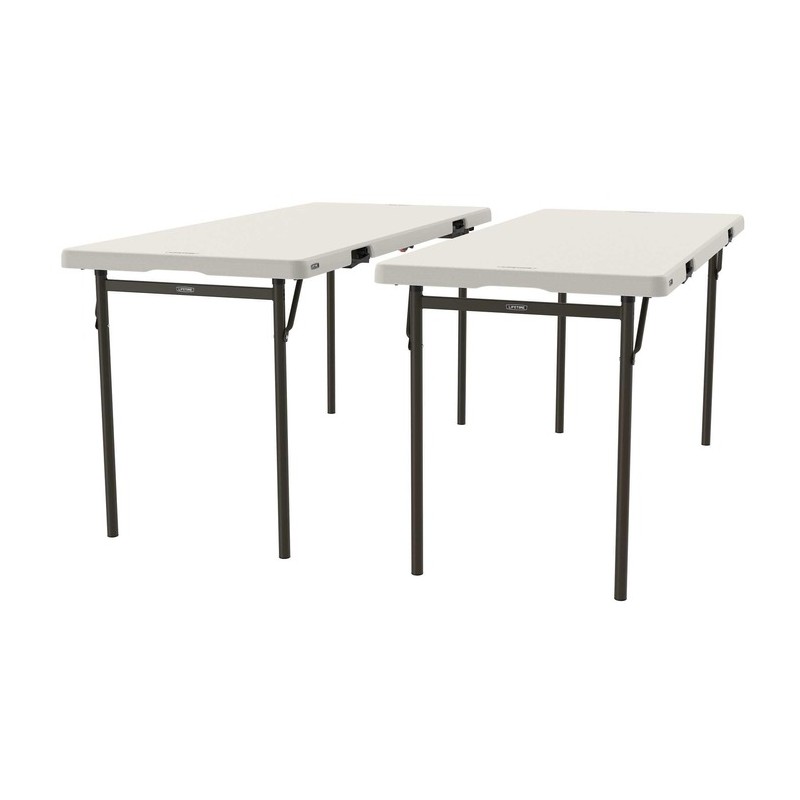 Lifetime Commercial 6-Foot Fold-In-Half Table - 2 Pk (80935)