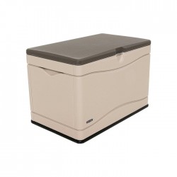 Lifetime 80 Gallon Plastic Deck Box - Desert Sand (60103)