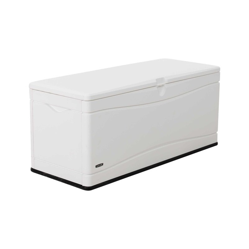 Lifetime 130 Gallon Marine Plastic Deck Box - Arctic White (60348)