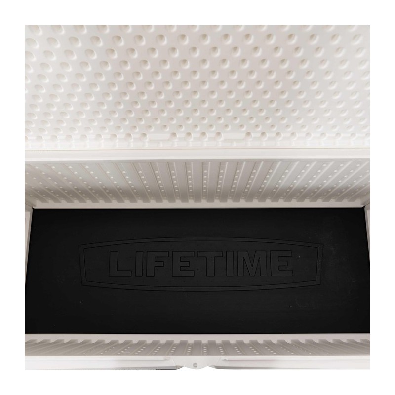 Lifetime 130 Gallon Marine Plastic Deck Box - Arctic White (60348)