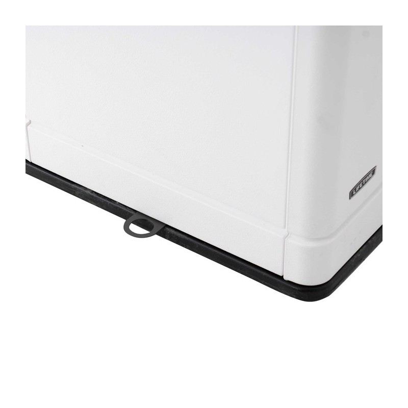 Lifetime 130 Gallon Marine Plastic Deck Box - Arctic White (60348)