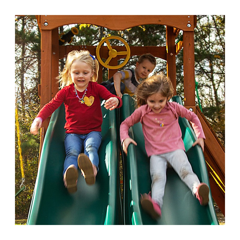 Gorilla Outing w/ Double Slides w/ Deluxe Green Vinyl Canopy (01-1070)