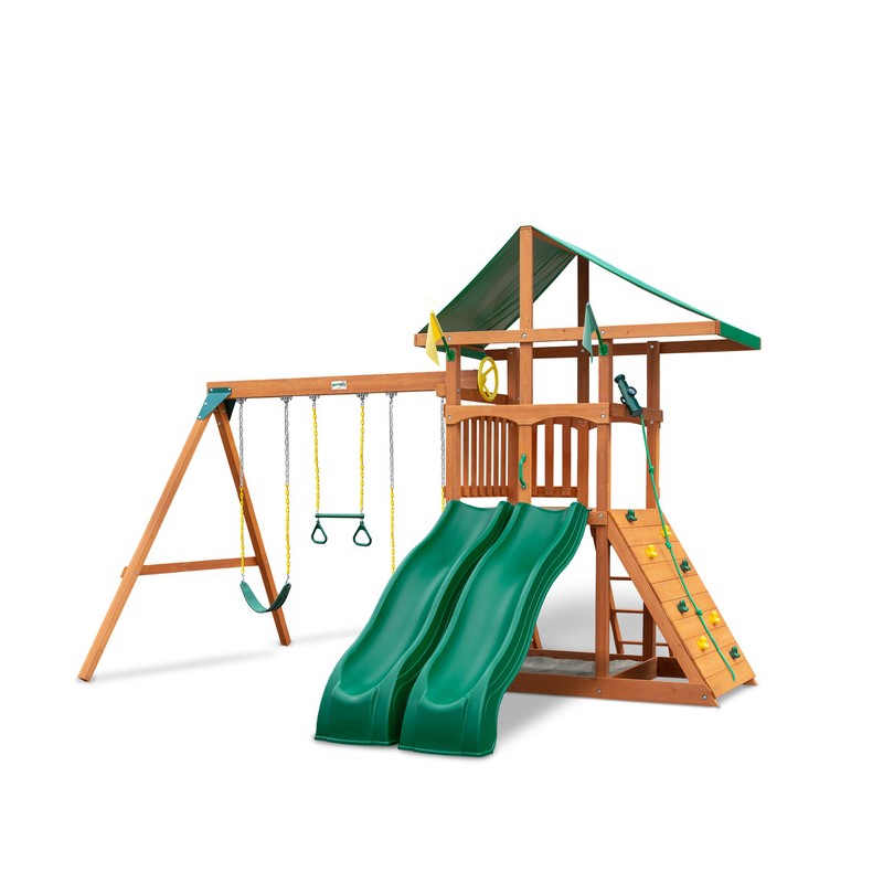 Gorilla Outing w/ Double Slides w/ Deluxe Green Vinyl Canopy (01-1070)