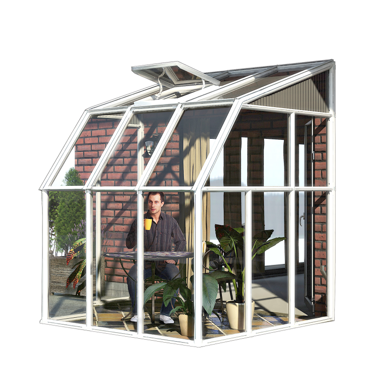 Rion 6x6 Sun Room 2 - Greenhouse Kit - White (HG7506)