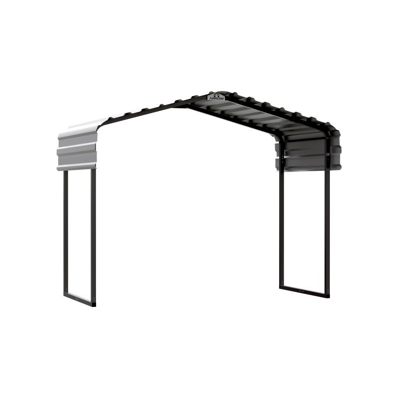 Arrow Metal Canopy 10 x 6 x 7 ft. Eggshell (CPH100607DS)