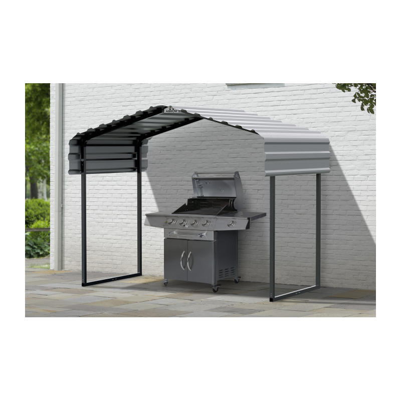 Arrow Metal Canopy 10 x 6 x 7 ft. -  Charcoal (CPHC100607DS)