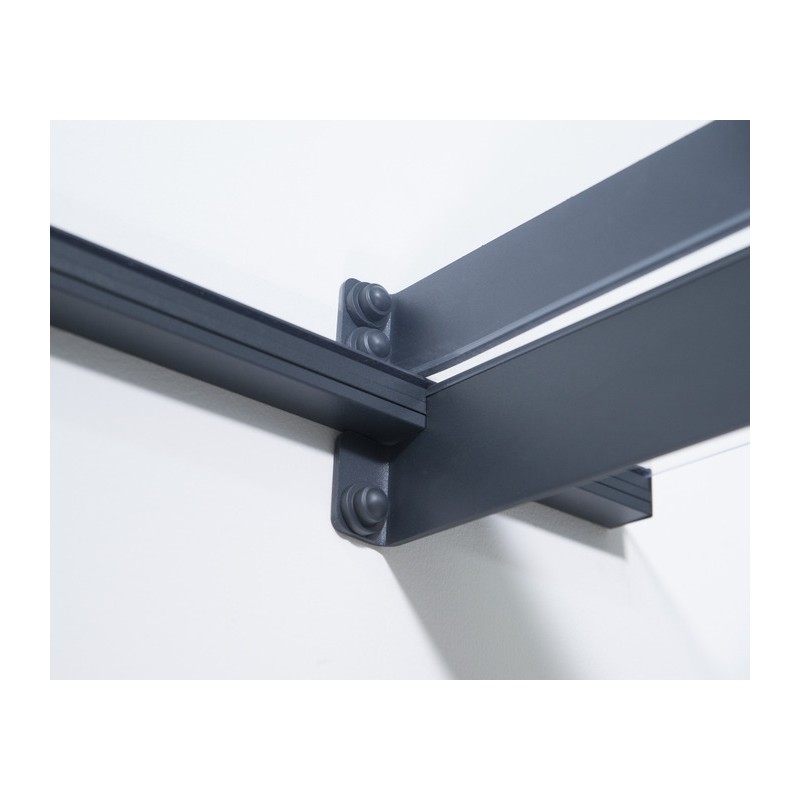 Palram - Canopia 4500 Nancy 15x 3 Awning - Gray/Clear (HG9558)