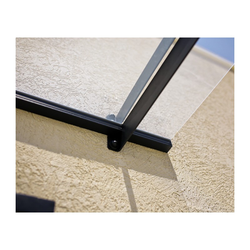 Palram - Canopia 4500 Nancy 15x 3 Awning - Gray/Clear (HG9558)