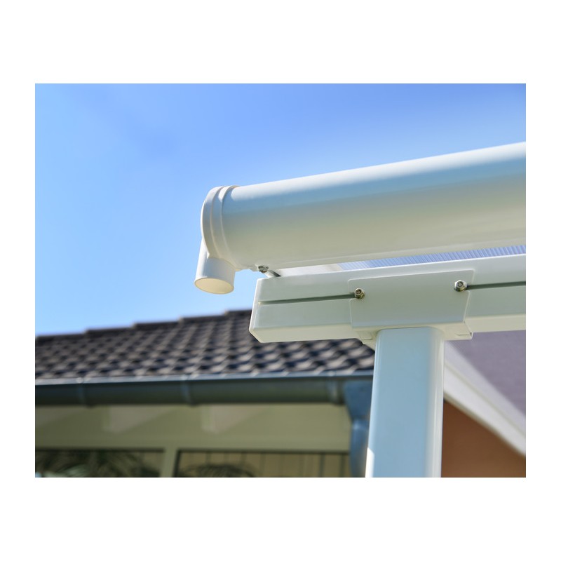Palram - Canopia Sierra 7.5' x 15' Patio Cover - White/Clear (HG9084)