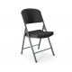 Lifetime 4-Pack Commercial Contoured Folding Chairs - Black (80187)