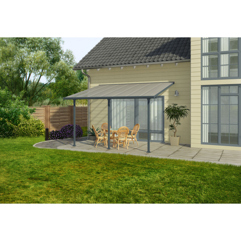 Palram 10x20 Feria Patio Cover Kit - Gray (HG9420)