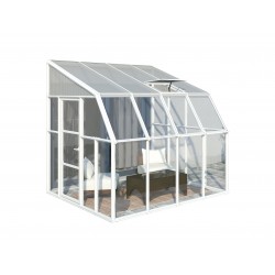 Rion 8x8 Sun Room 2 Greenhouse Kit - White (HG7608)
