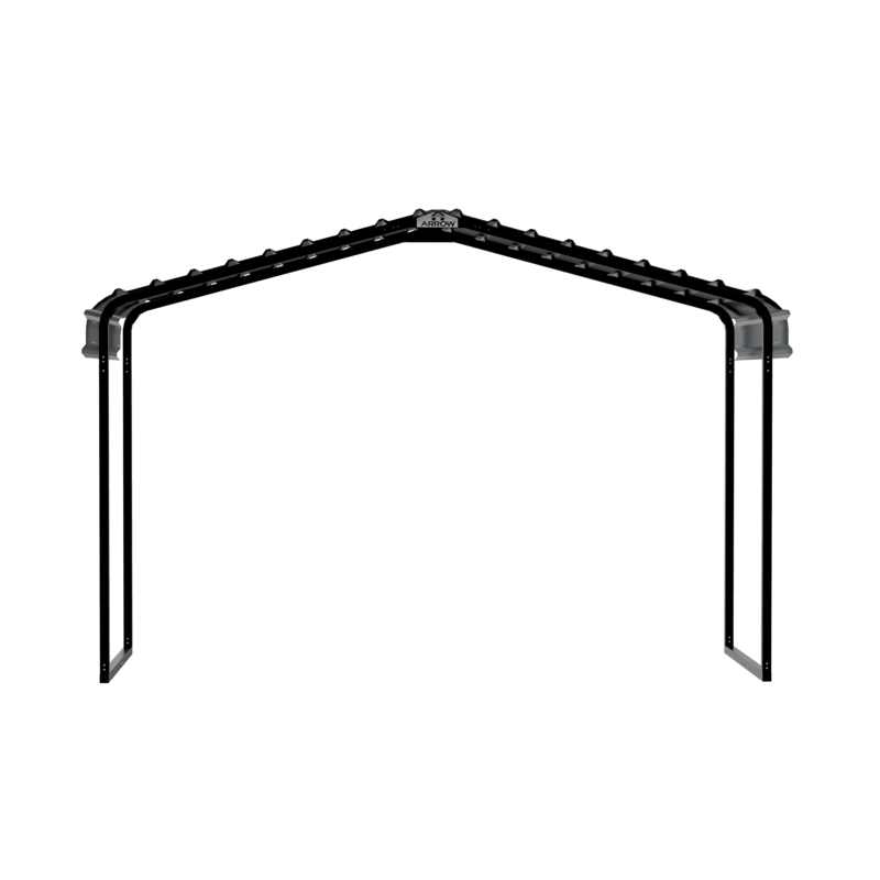 Arrow Steel Canopy 12x6x7-Charcoal (CPHC120607DS)