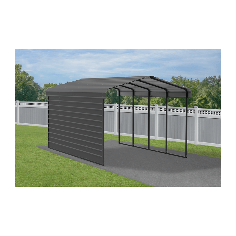 Arrow 1-Sided 12x20x09 Steel Carport Kit (CPHC122009ECL1)