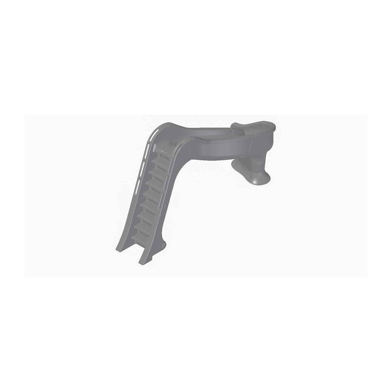 Global Side Winder Pool Slide - Gray (GPPSSW-GREY-L)