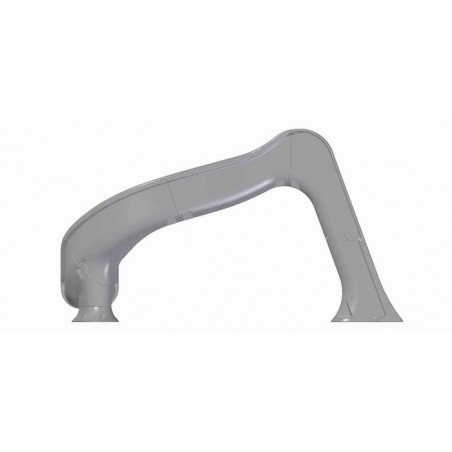 Global Side Winder Pool Slide - Gray (GPPSSW-GREY-L) Global Side Winder Pool Slide - Gray (GPPSSW-GREY-L)