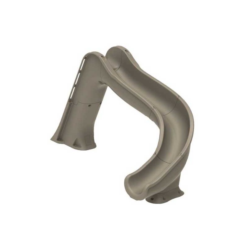 Global Side Winder Pool Slide - Sandstone (GPPSSW-SAND-R)