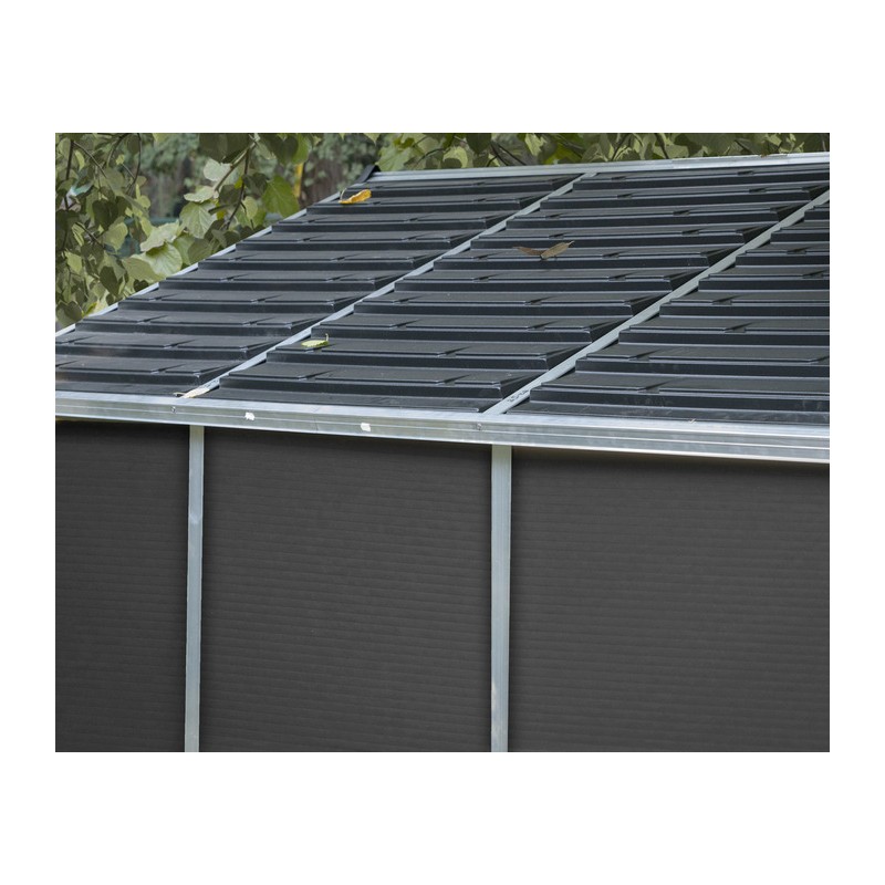 Palram - Canopia Rubicon 8' x 20' Shed - Gray (HG9735GY)