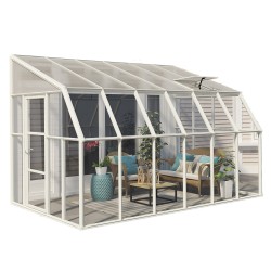 Rion  8x12 Sun Room 2 Greenhouse Kit - White (HG7612)