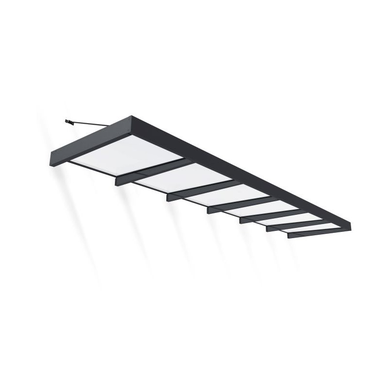 Palram - Canopia Sophia XL 6000 19x5 Awning Kit - Gray/Mist (HG9536)