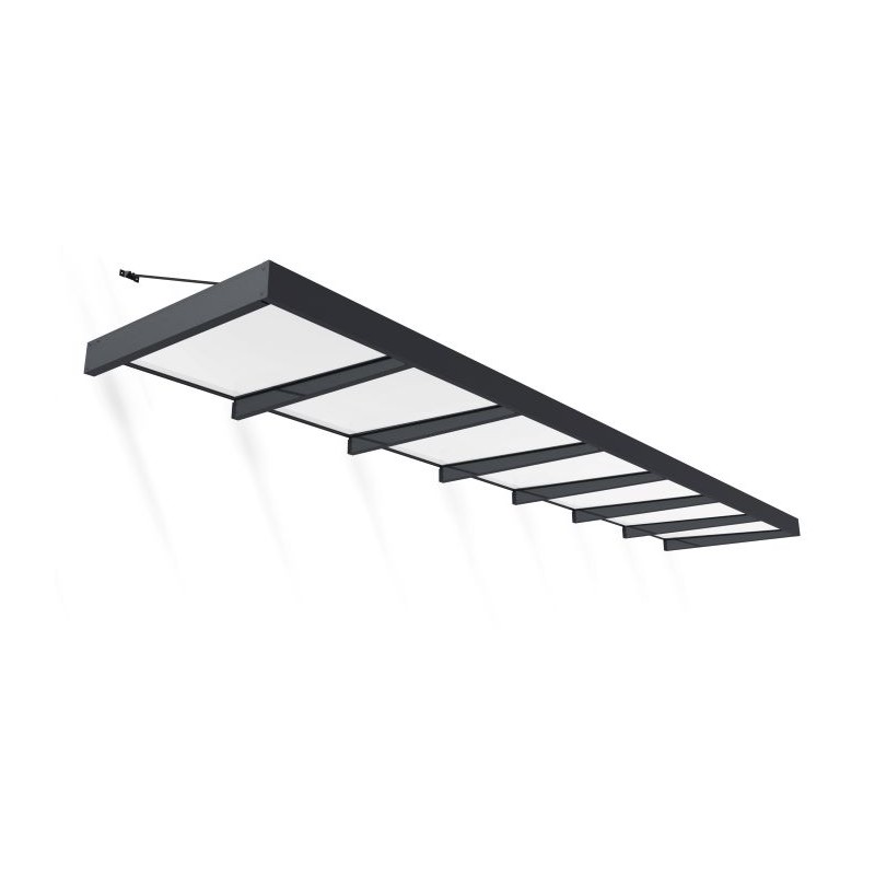 Palram - Canopia Sophia XL 7000 22x5 Awning Kit - Gray/Mist (HG9537)