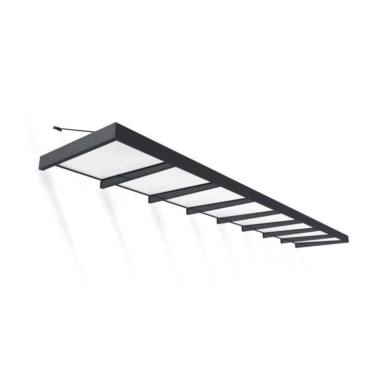 Palram - Canopia Sophia XL 8000 25x5 Awning Kit - Gray/Mist (HG9538)