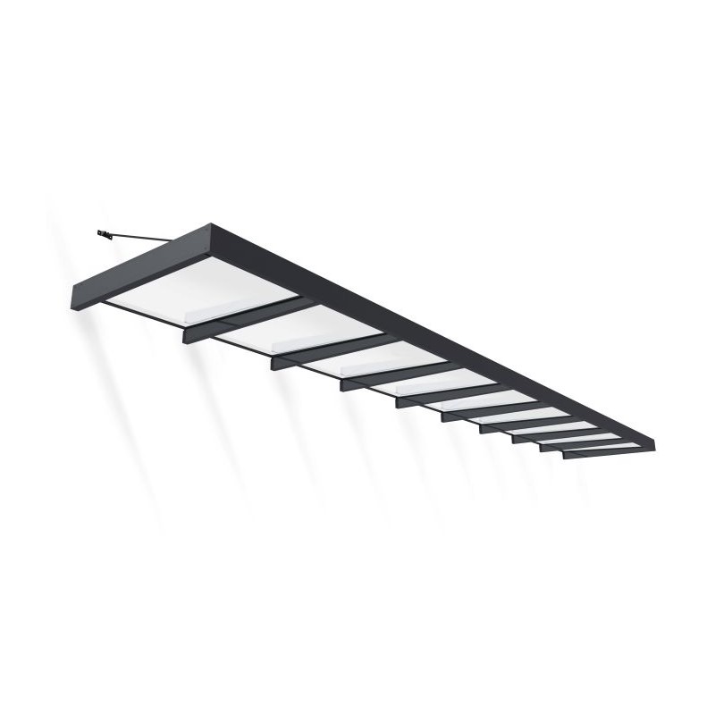 Palram - Canopia Sophia XL 9000 28x5 Awning Kit - Gray/Mist (HG9539)