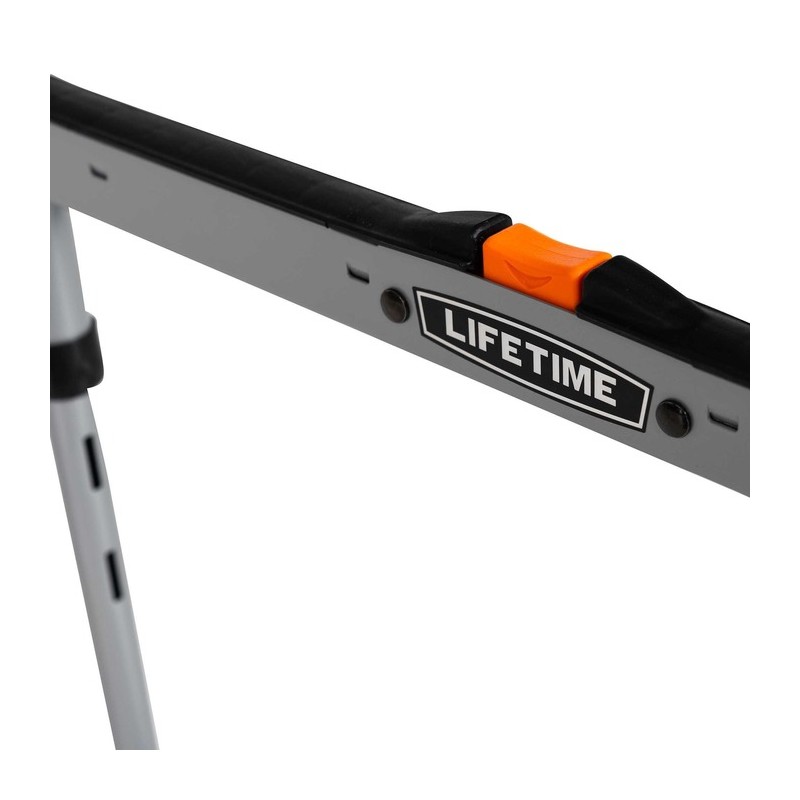 Lifetime Light Commercial 4-Foot Fold-In-Half Adjustable Table (80869)