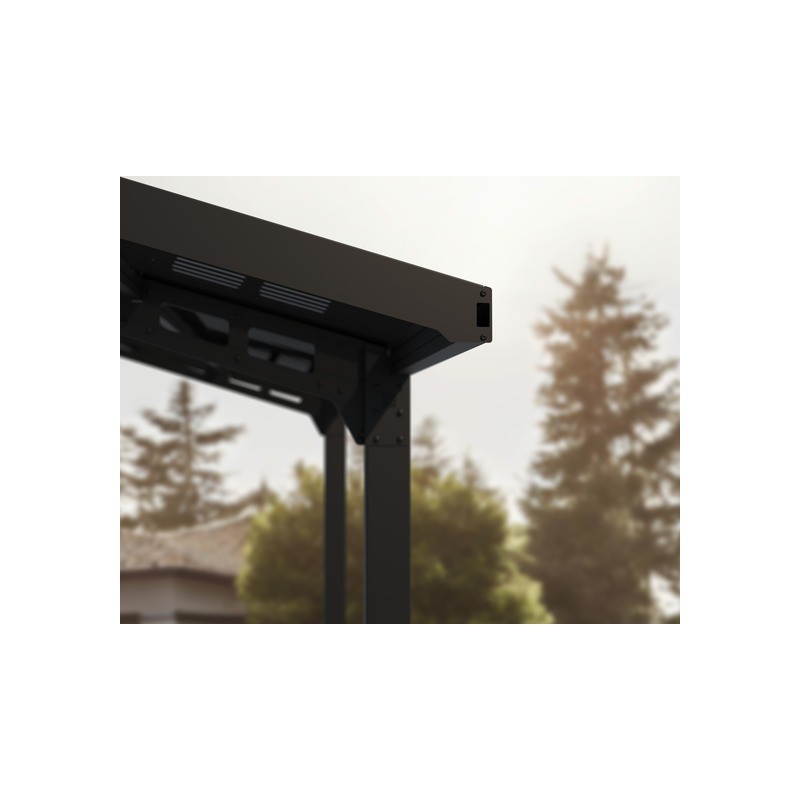 Palram - Canopia Sydney Wave Double Carport Apex Style (HG9093)