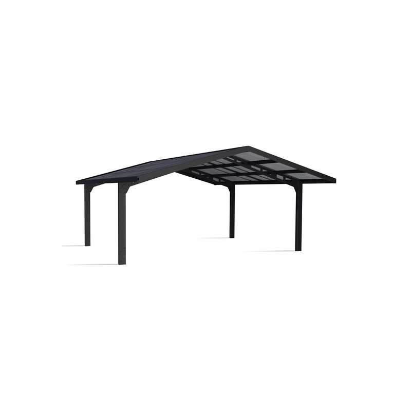 Palram - Canopia Sydney Wave Double Carport Apex Style (HG9093)