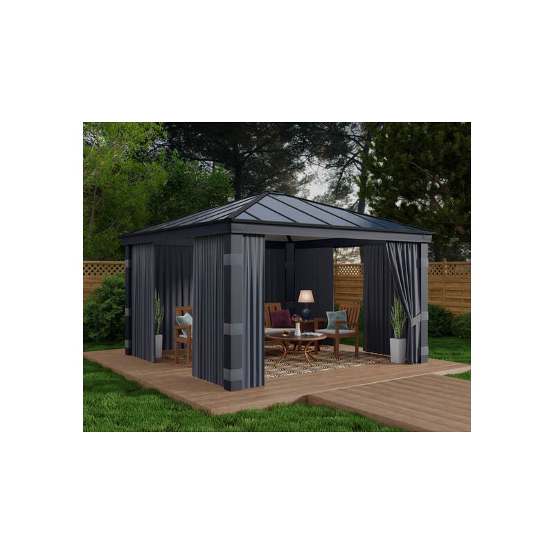 Palram - Canopia Dallas 14 x 14 Dallas Curtain Set - 4 Piece (HG2011)