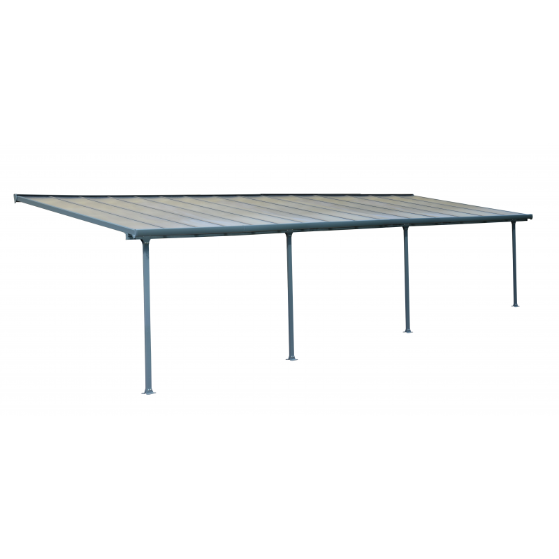 Palram 10x44 Feria Patio Cover Kit - Gray (HG9444)