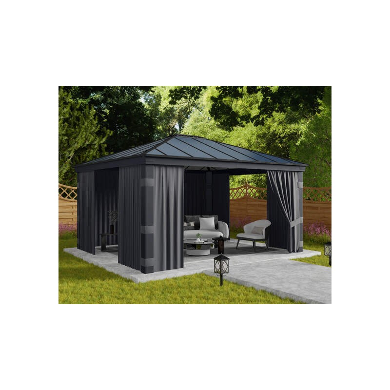 Palram - Canopia Dallas 14 x 16 Dallas Curtain Set - 4 Piece (HG2013)