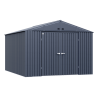 Arrow 10x12 Elite Steel Storage Shed - Anthracite (EG1012AN) Arrow 10x12 Elite Steel Storage Shed - Anthracite (EG1012AN)