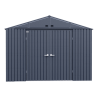 Arrow 10x12 Elite Steel Storage Shed - Anthracite (EG1012AN) Arrow 10x12 Elite Steel Storage Shed - Anthracite (EG1012AN)