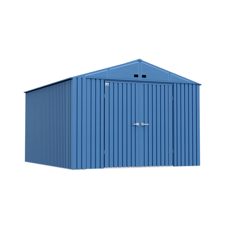 Arrow 10x12  Elite Steel Storage Shed - Blue Grey (EG1012BG)