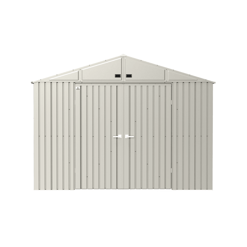Arrow 10x12 Elite Steel Storage Shed - Cool Grey (EG1012CG) Arrow 10x12 Elite Steel Storage Shed - Cool Grey (EG1012CG)