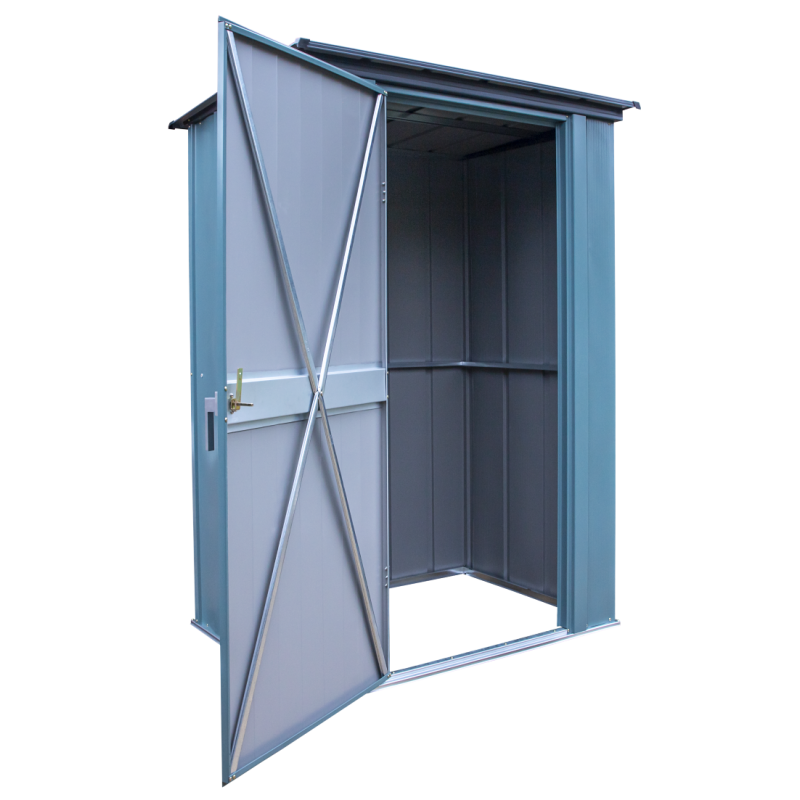 Arrow 4x3 Spacemaker Patio Shed - Juniper Berry (CY43JB22)