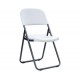 Lifetime 4-Pack Light Commercial Loop Leg Contoured Folding Chairs - White (80155)