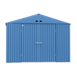 Arrow 10x14 Elite Steel Storage Shed - Blue Grey (EG1014BG)