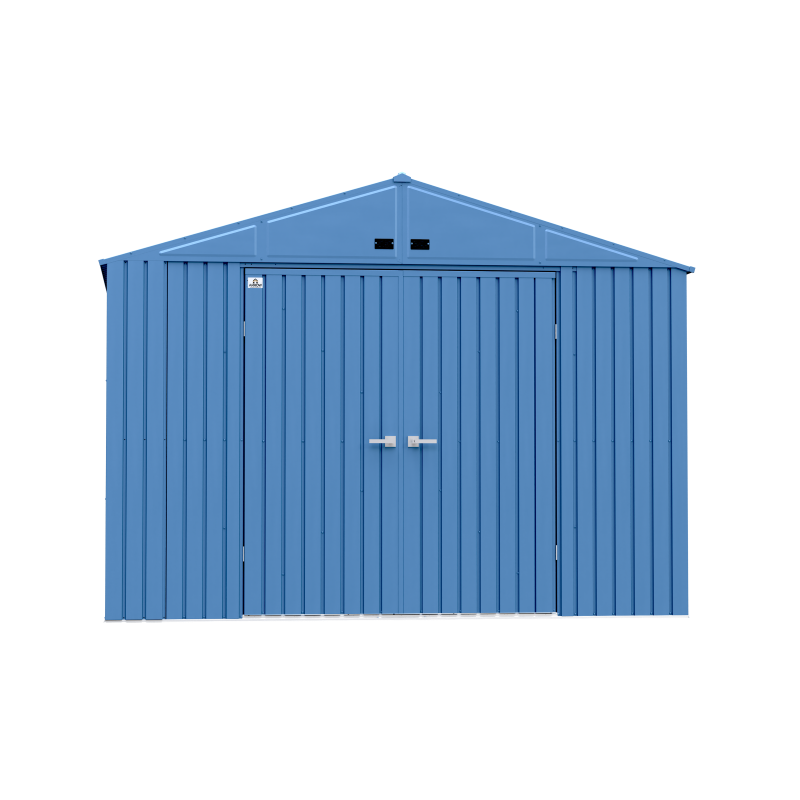 Arrow 10x14 Elite Steel Storage Shed - Blue Grey (EG1014BG)