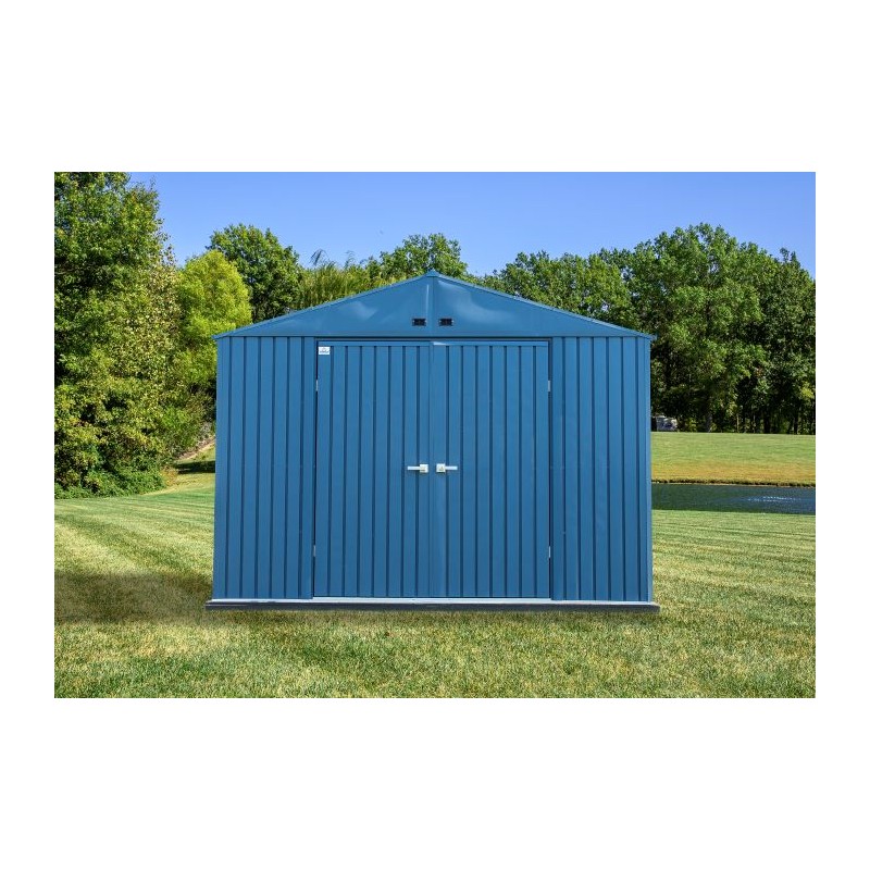 Arrow 10x14 Elite Steel Storage Shed - Blue Grey (EG1014BG)